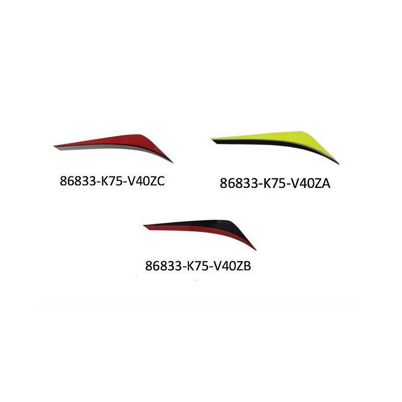 Наклейка правой задней панели Honda CB300F 2017