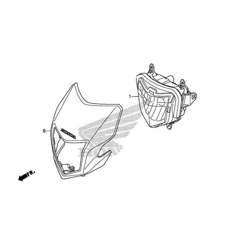 Фара Honda CRF 250L 250M