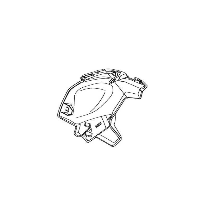 Правый боковой обтекатель Kawasaki Z900 2017 2018 2019