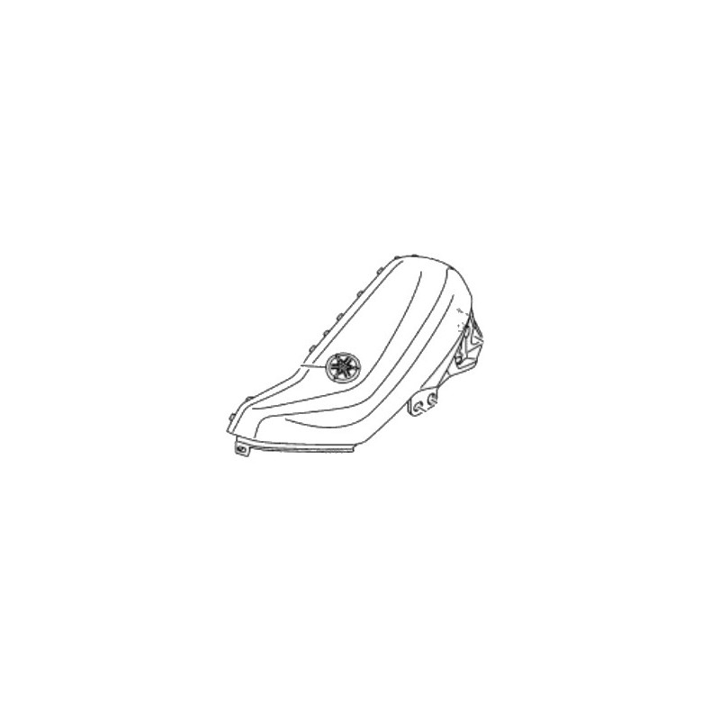 Левая боковая накладка топливного бака Yamaha YZF R15 2017 2018 2019 2020