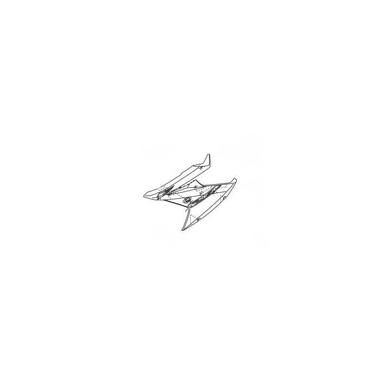 Левая боковая передняя панель Yamaha YZF R15 2017 2018 2019 2020