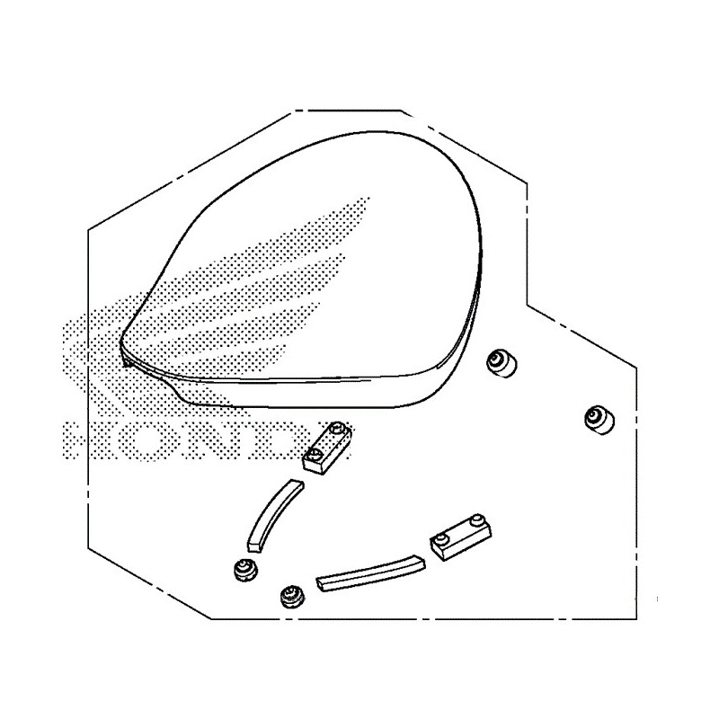 Водительское сиденье Honda CMX500 Rebel 2017 2018 2019