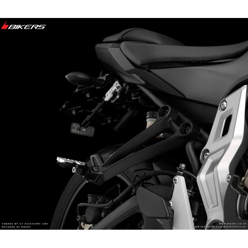 Пассажирские подножки BIKERS Yamaha MT-07