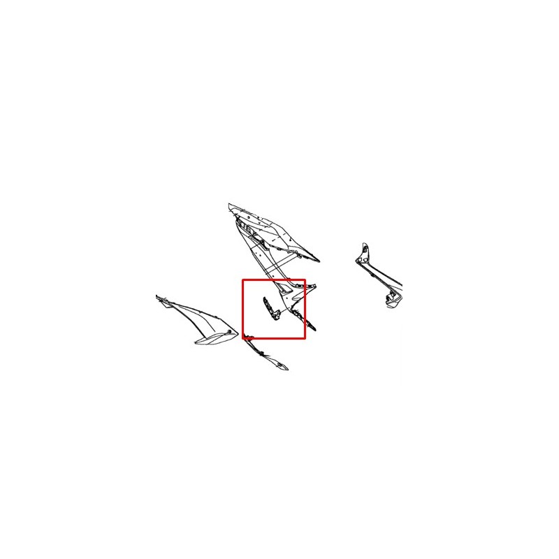 Левая нижняя передняя панель Kawasaki NINJA 650 2017 2018 2019