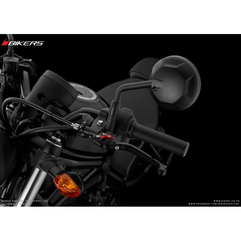 Чёрный складной регулируемый рычаг сцепления BIKERS Honda CMX 500 Rebel