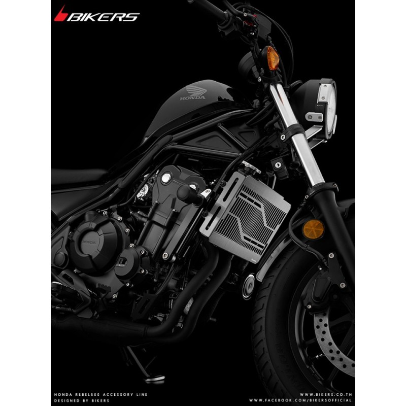 Защита радиатора из нержавеющей стали с титановым покрытием BIKERS Honda CMX 500 Rebel