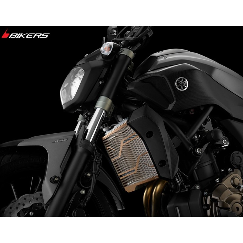 Титановая защита радиатора BIKERS Yamaha MT-07