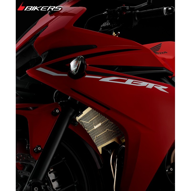 Защита радиатора из нержавеющей стали с титановым покрытием BIKERS Honda CBR500R 2016 2017 2018