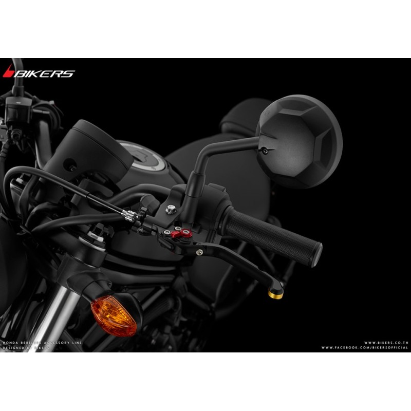 Чёрный складной регулируемый рычаг сцепления BIKERS Honda CMX 300 Rebel
