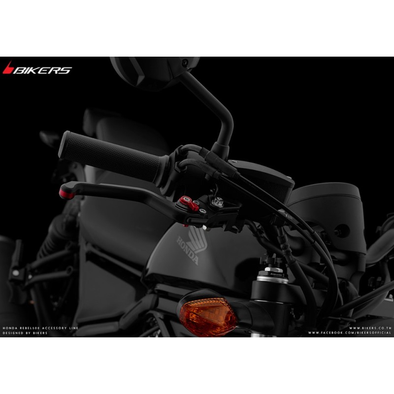 Чёрный регулируемый рычаг переднего тормоза BIKERS Honda CMX 300 Rebel
