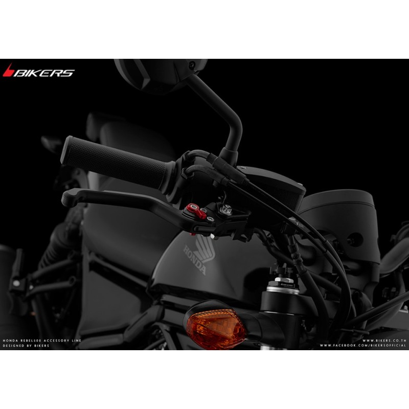 Чёрный регулируемый рычаг переднего тормоза BIKERS Honda CMX 300 Rebel