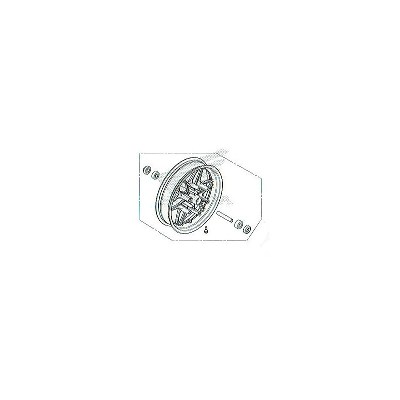 Переднее колесо Honda Forza 300 2018 2019 2020