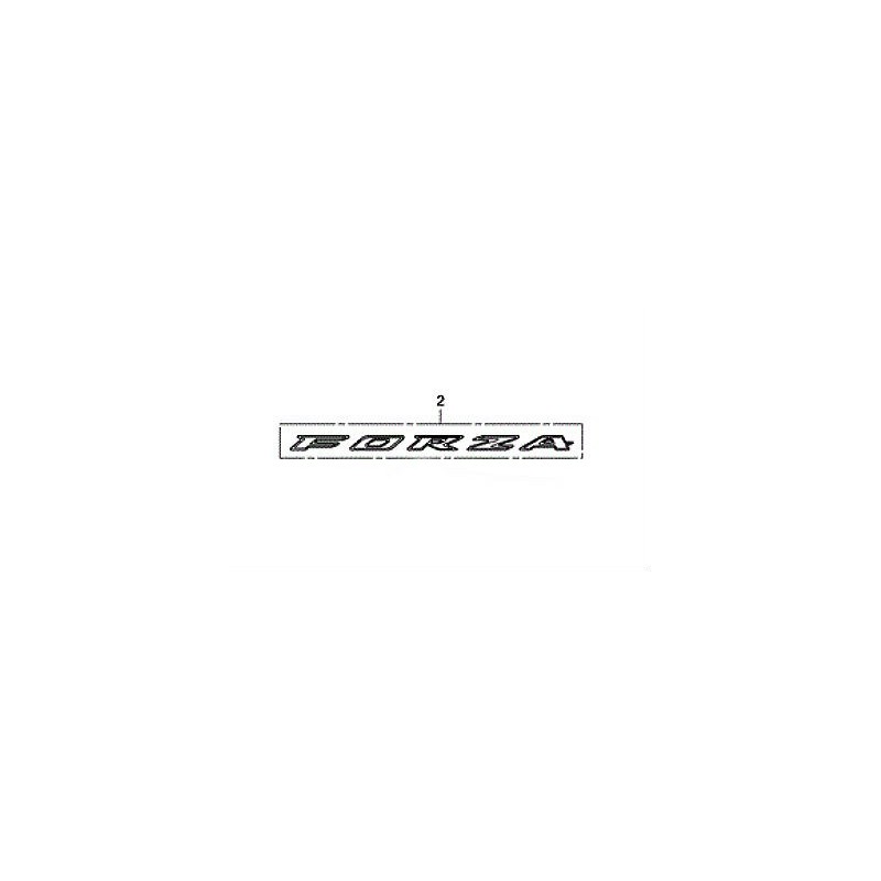 Эмблема-наклейка Honda Forza 300 2018 2019 2020