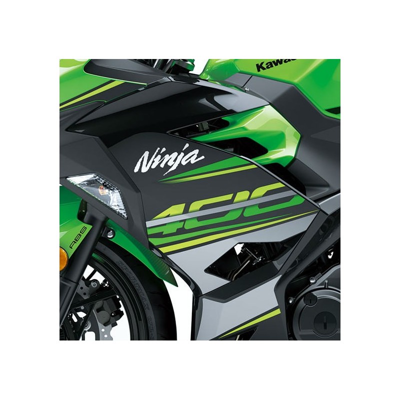 Левая верхняя боковая панель переднего обтекателя Kawasaki NINJA 400