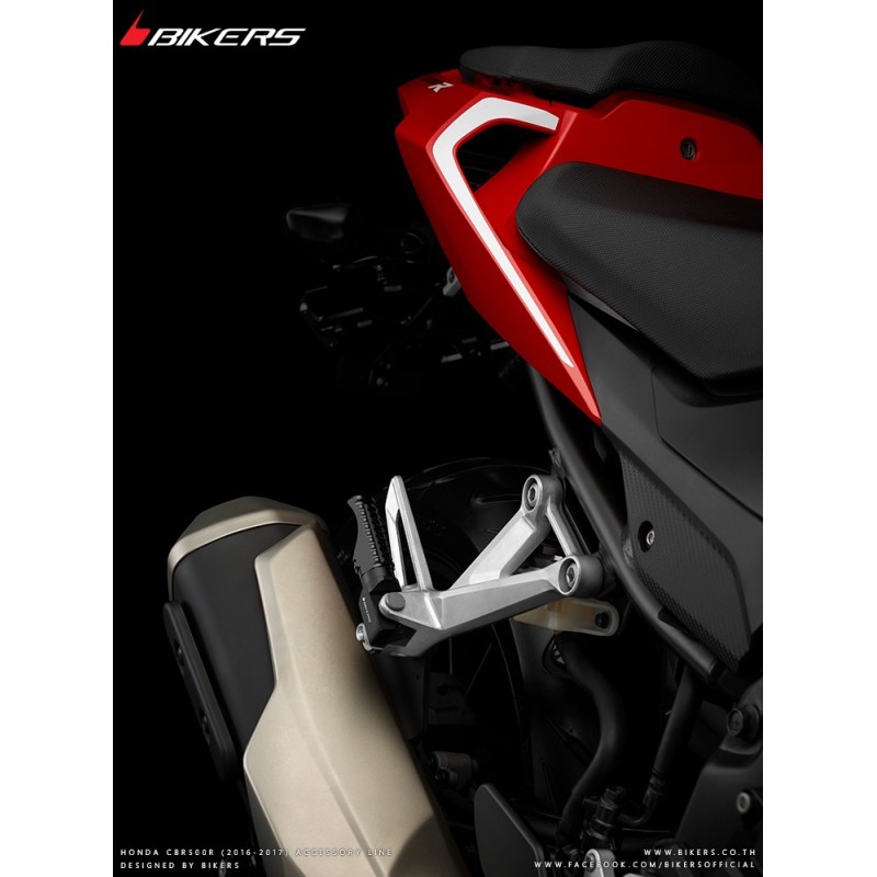 Пассажирские подножки BIKERS Honda CBR500R 2016 2017 2018
