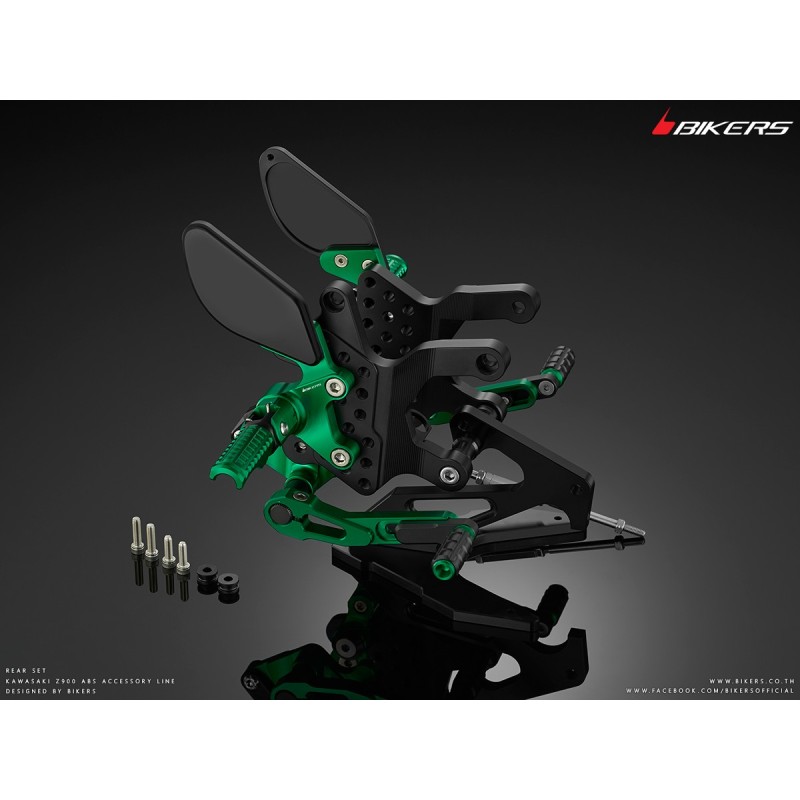 Комплект регулируемых водительских подножек BIKERS Kawasaki Z900