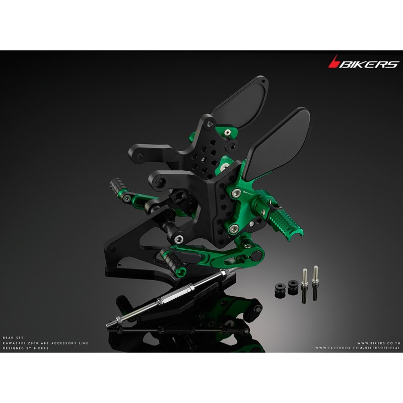 Комплект регулируемых водительских подножек BIKERS Kawasaki Z900