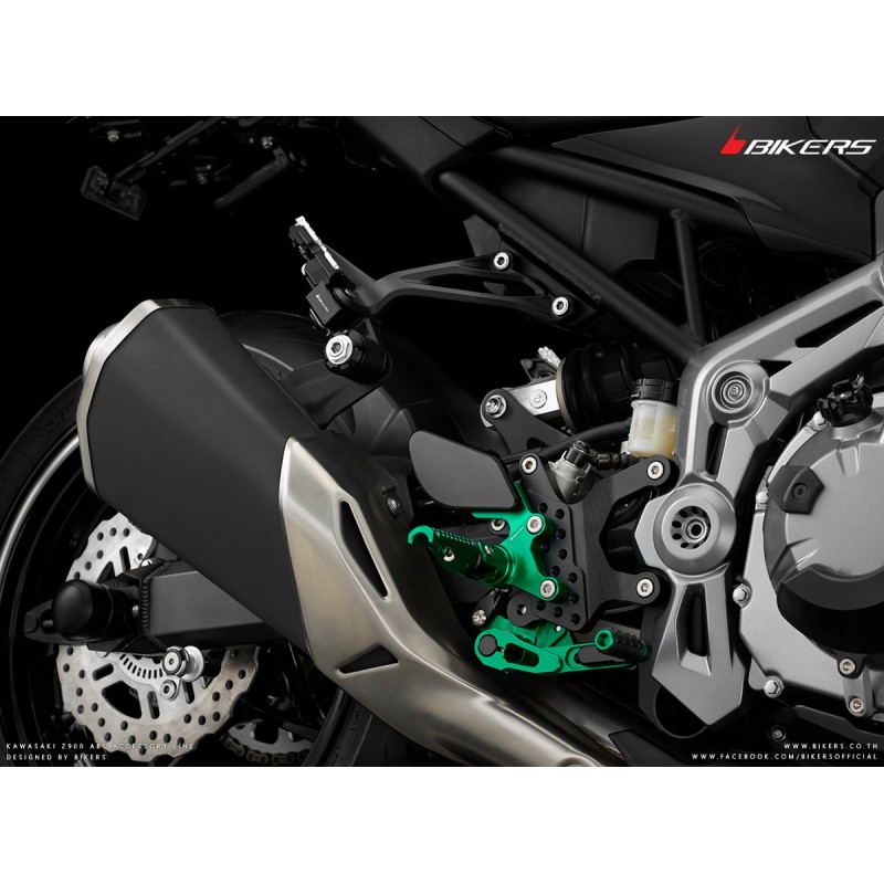Комплект регулируемых водительских подножек BIKERS Kawasaki Z900