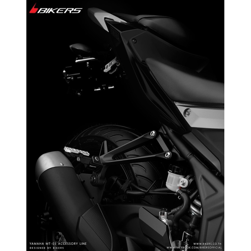 Пассажирские подножки BIKERS Yamaha YZF R3 2019/24