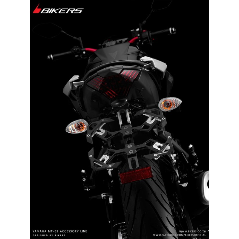 Регулируемый кронштейн номерного знака BIKERS Yamaha YZF R3 2019/24