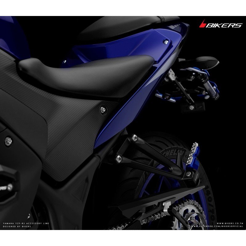 Пассажирские подножки BIKERS Yamaha YZF R3 2019/24