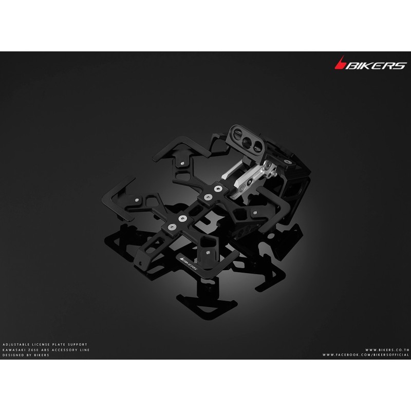 Регулируемый кронштейн номерного знака BIKERS Kawasaki Z650