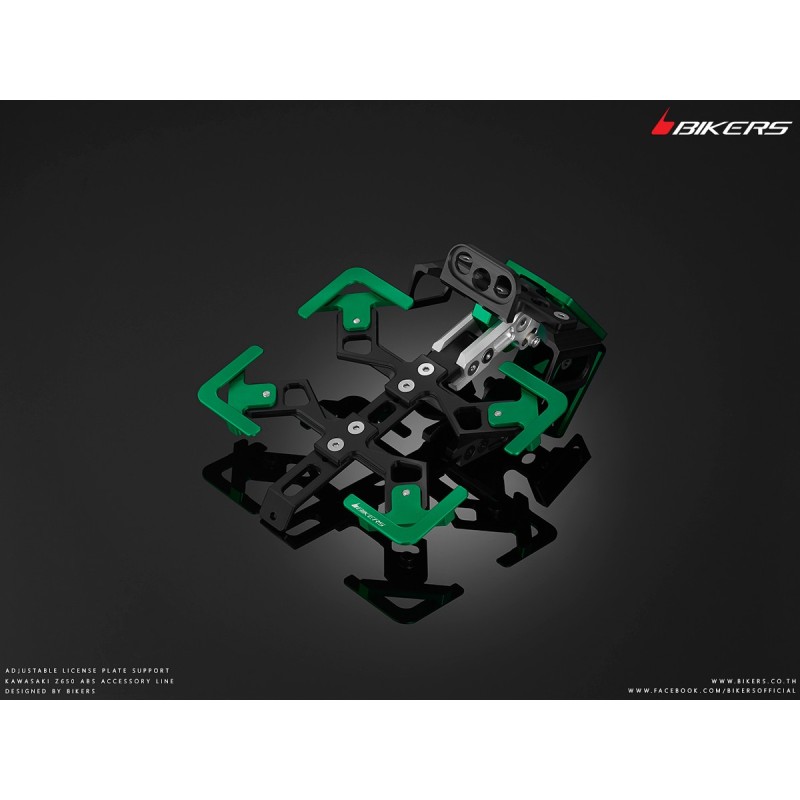 Регулируемый кронштейн номерного знака BIKERS Kawasaki Z650