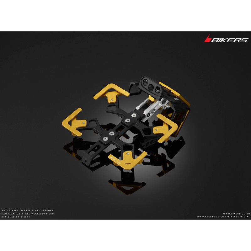 Регулируемый кронштейн номерного знака BIKERS Kawasaki NINJA 650 2017 2018 2019