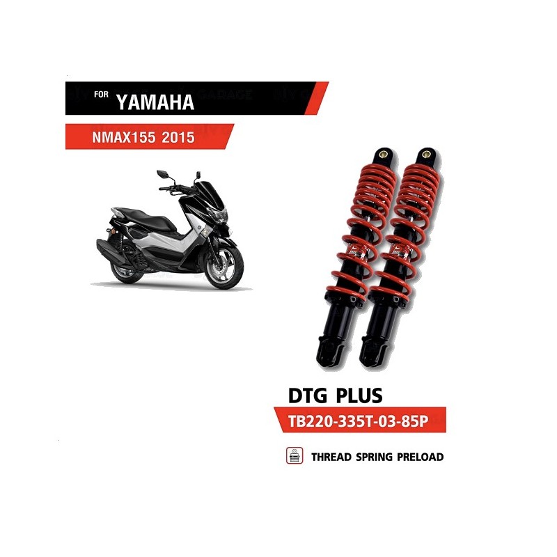 Амортизаторы YSS DTG PLUS RED YAMAHA NMAX