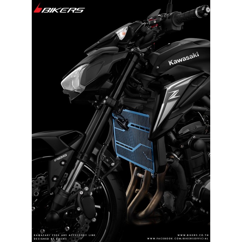 Защита радиатора из нержавеющей стали с титановым покрытием BIKERS Kawasaki Z900