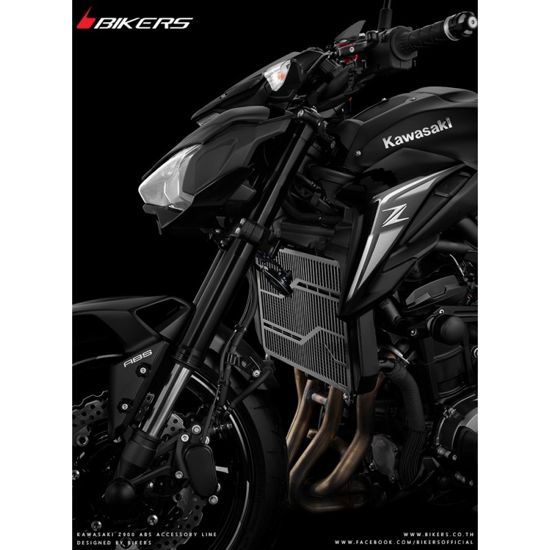 Защита радиатора из нержавеющей стали с титановым покрытием BIKERS Kawasaki Z900