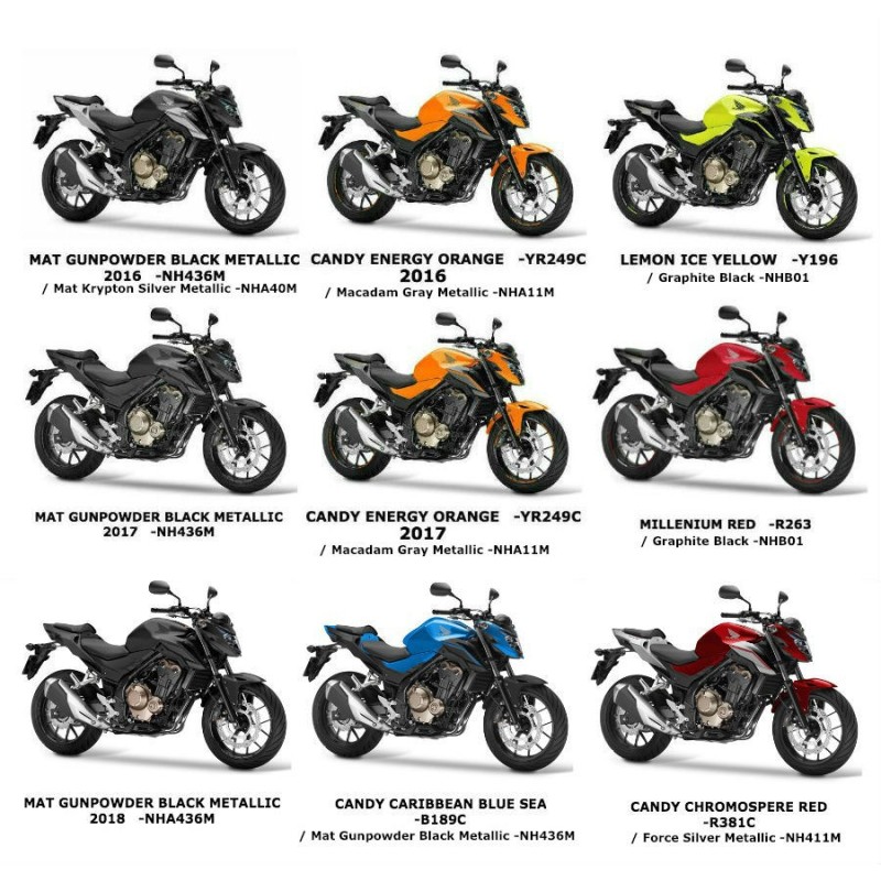 Наклейка заднего обтекателя Honda CB500F 2016 2017 2018