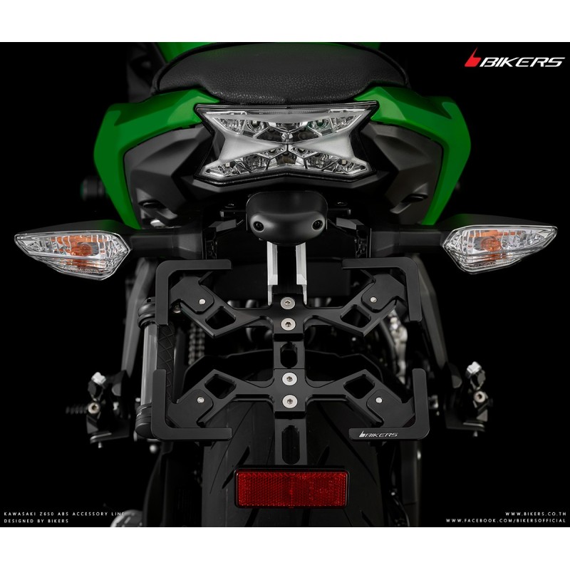 Регулируемый кронштейн номерного знака BIKERS Kawasaki NINJA 650 2017 2018 2019