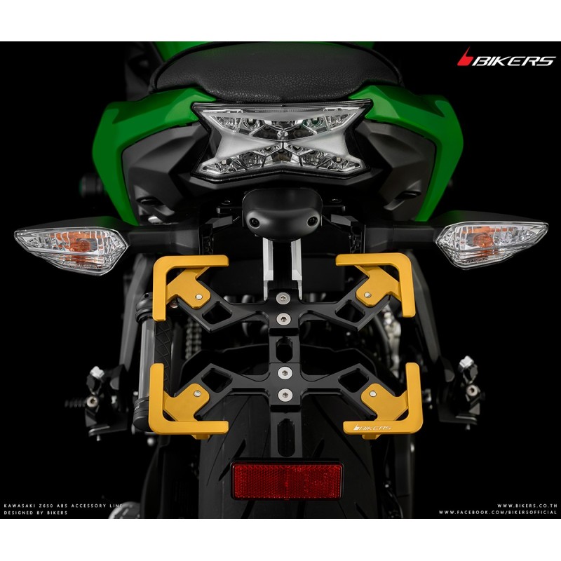 Регулируемый кронштейн номерного знака BIKERS Kawasaki Z650