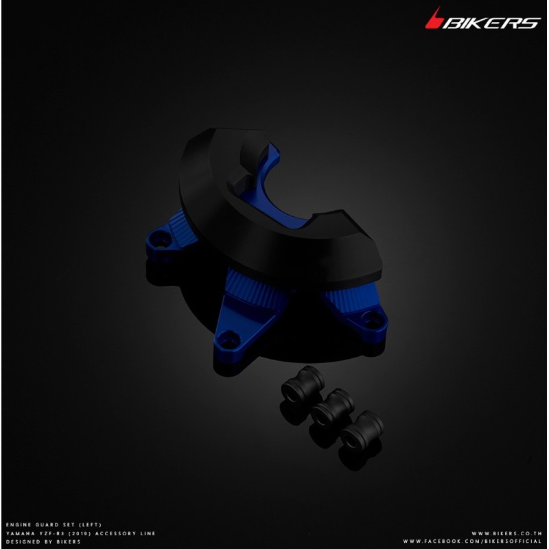 Левая защита двигателя BIKERS Yamaha YZF R3 2019/24