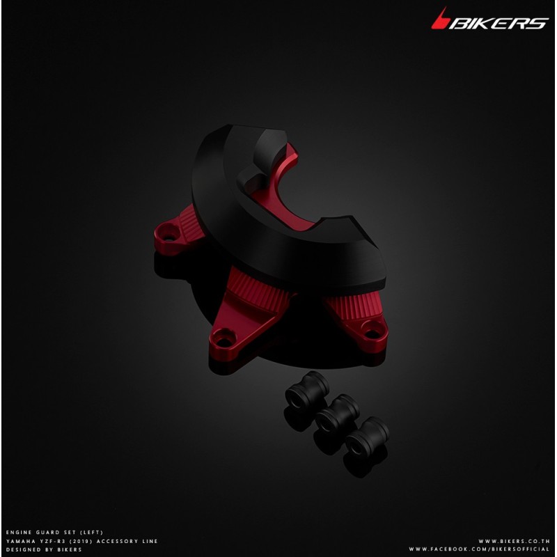 Левая защита двигателя BIKERS Yamaha YZF R3 2019/24