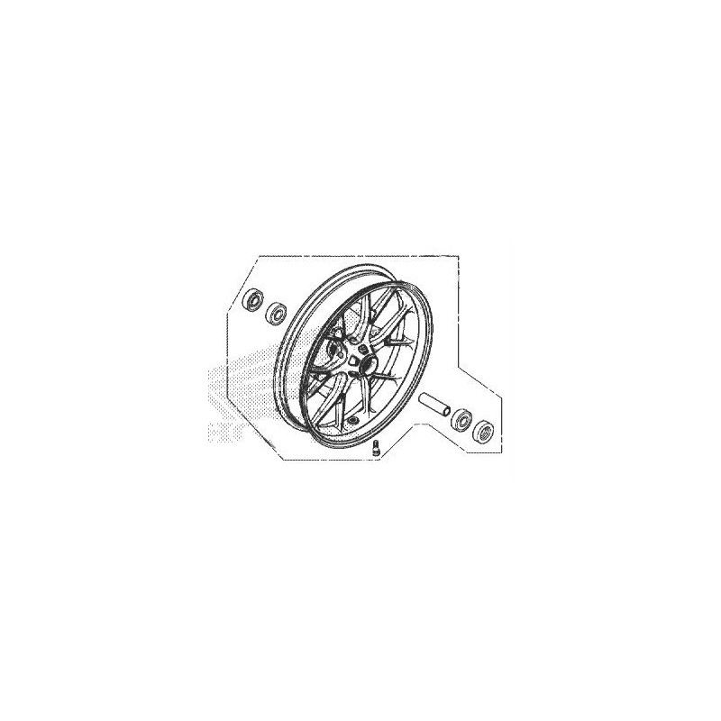 Переднее колесо Honda CBR500R 2019 2020 2021