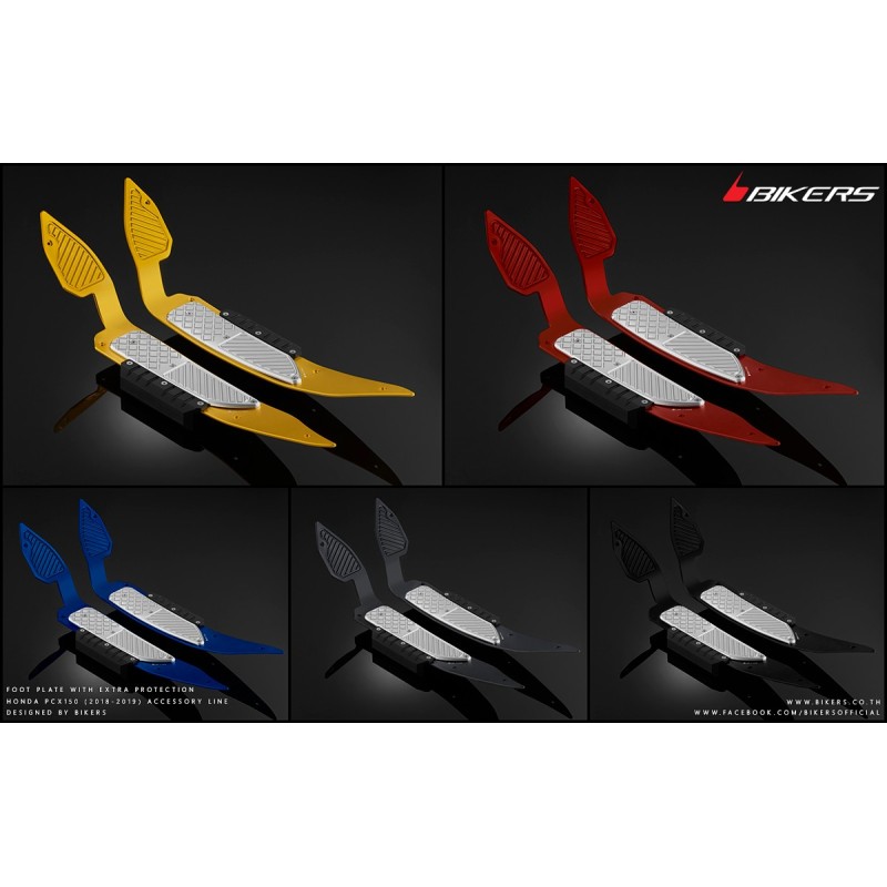 Накладки площадок для ног с дополнительной защитой BIKERS Honda PCX 2018 2019 2020