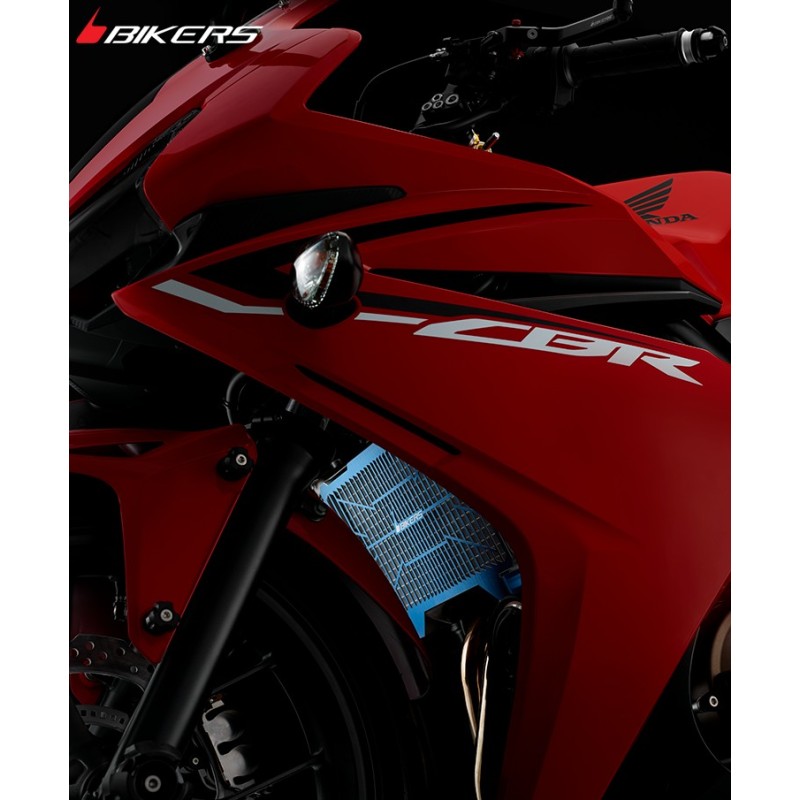 Защита радиатора из нержавеющей стали с титановым покрытием BIKERS Honda CB500F 2019/2023