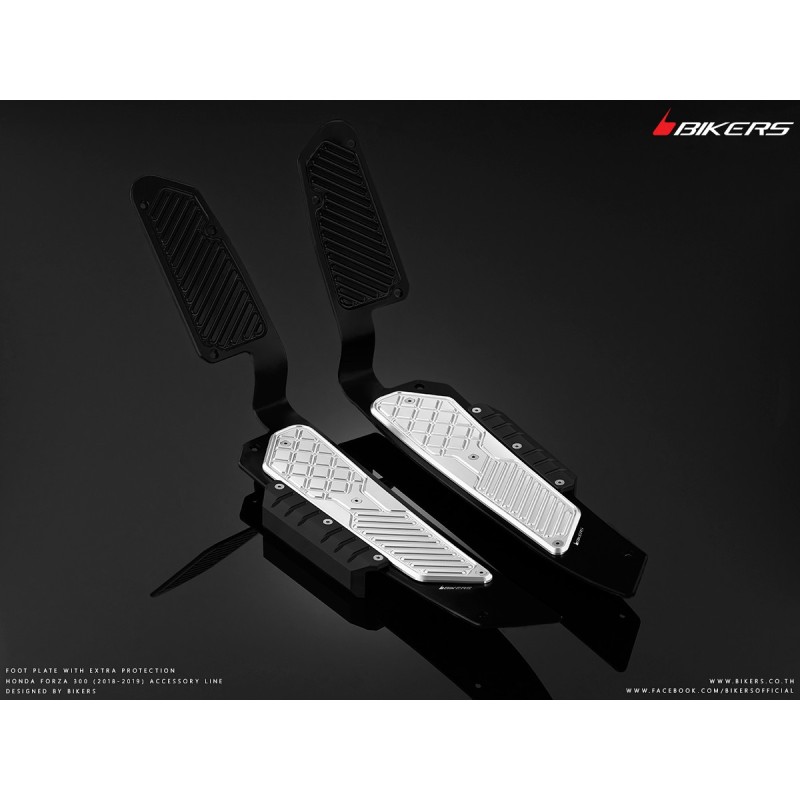 Накладка площадки для ног с дополнительной защитой BIKERS Honda Forza 300 2018 2019 2020
