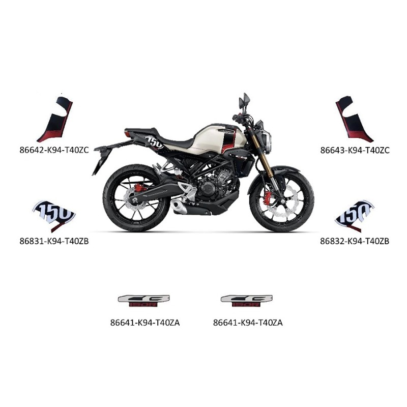 Комплект наклеек Honda CB150R 2019 BEIGE