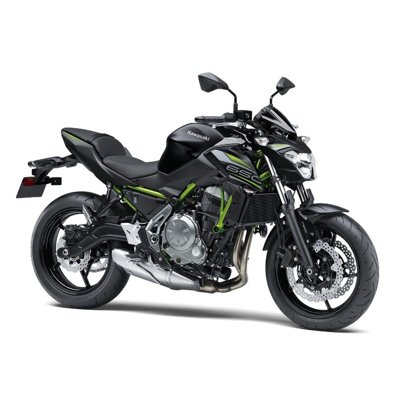 Наклейка правого верхнего обтекателя Kawasaki Z650 Black 2019