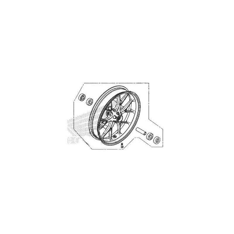 Переднее колесо Honda CB500X 2019 2020 2021