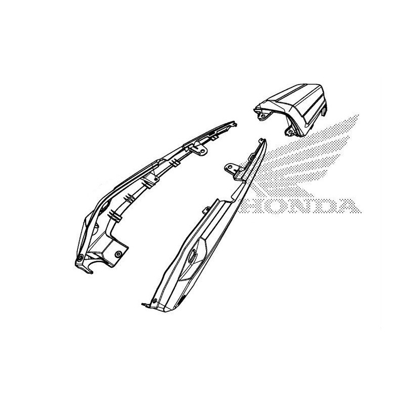 Левый задний обтекатель Honda CB500X 2019/2023