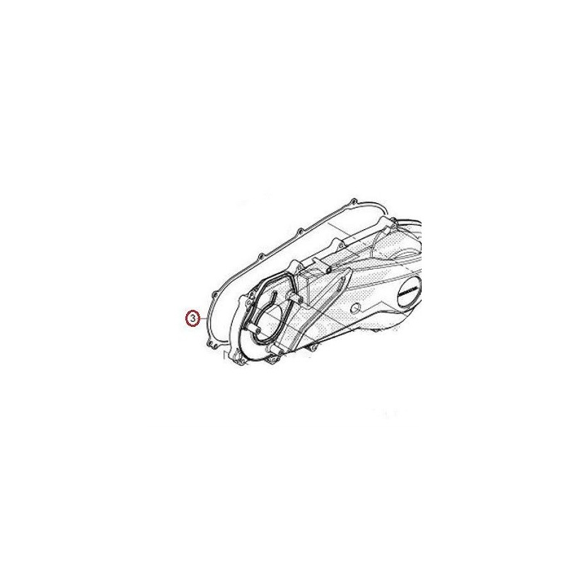 Прокладка левой боковой крышки Honda PCX 125/150 v4 2018 2019 2020