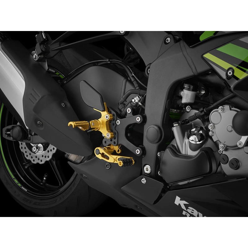 Комплект пассажирских подножек BIKERS Kawasaki NINJA ZX-6R