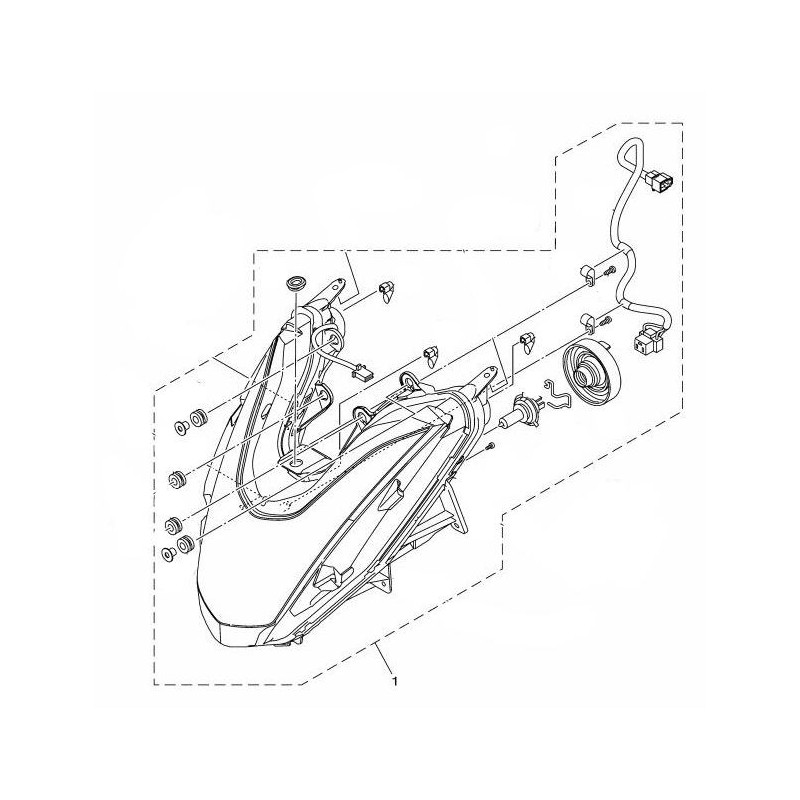 Фара Yamaha Tricity 125 2014/15