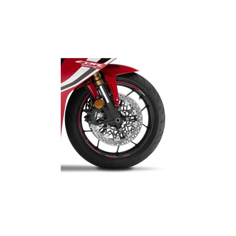 Переднее колесо с наклейками Honda CBR650R Red 2019