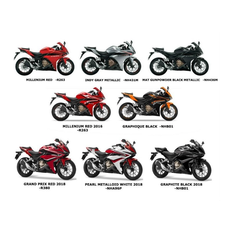 Наклейка правого бокового дефлектора топливного бака Honda CBR 500R 2016 2017 2018
