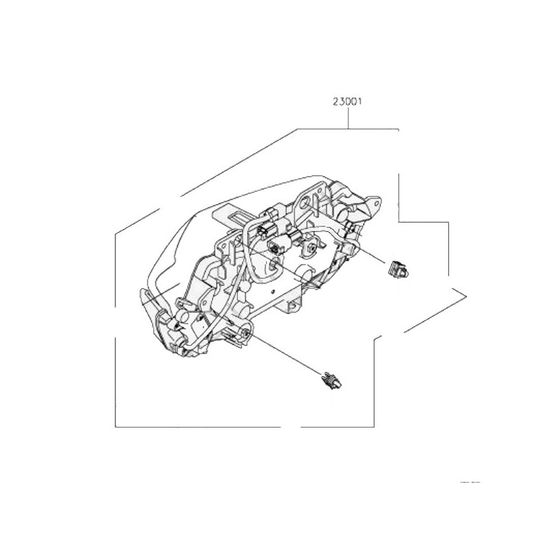 Фара Kawasaki Z900 2020 2021 2022 2023